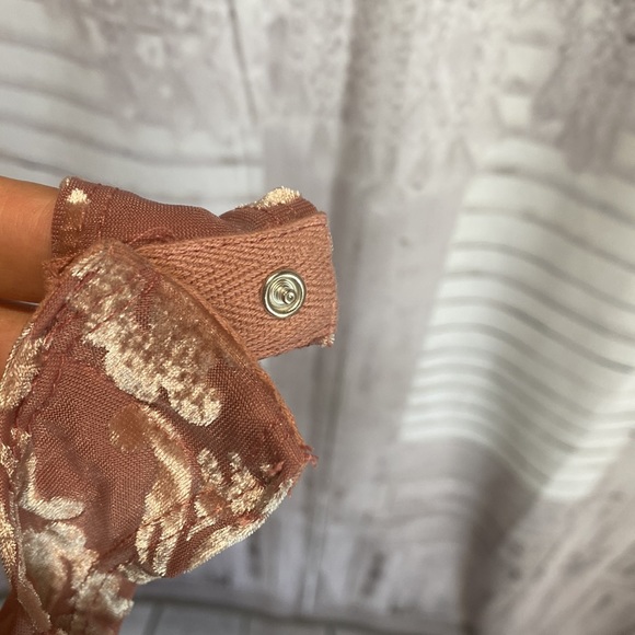 NWT WINDSOR LONG SLEEVE MESH VELVET BODYSUIT - Picture 6 of 6